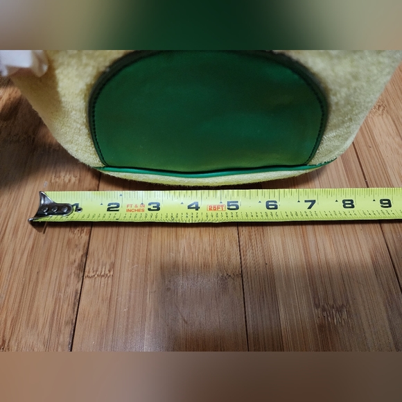 SEND OFFERS Y2K Juicy Couture Green Yellow Velour Bowler Satchel Bag Velvet 2002 - Picture 14 of 17